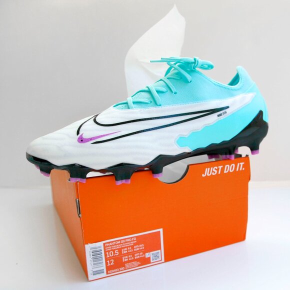 Nike Phantom GX Pro FG Men\'s Soccer Cleats Hyper Turquoise Size 10.5 REG: $ 160 main image 8
